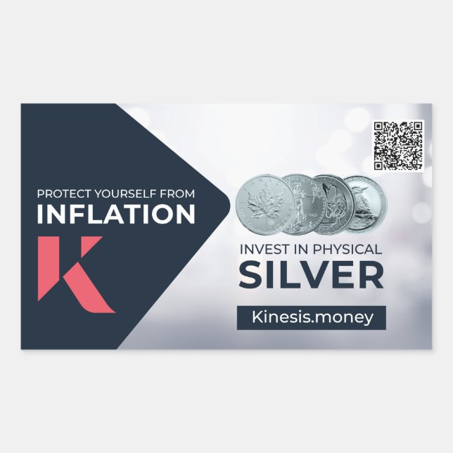 Sticker Kinesis 1 avec le code QR de référence Mak (Devant)