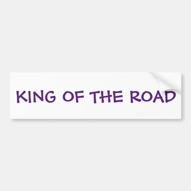 Sticker King Of The Road Bumper (Devant)