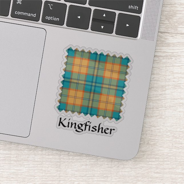 Sticker Kingfisher Tartan (Détail)