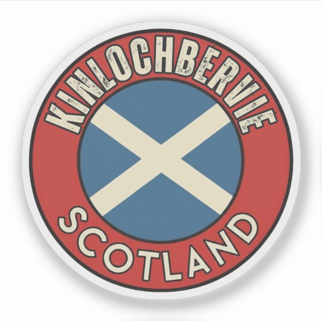 Sticker Kinlochbervie, Écosse (Devant)