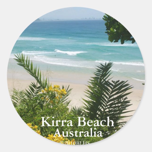 Sticker Kirra Beach #2 (Devant)