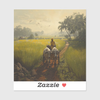 Sticker Kisan Farming Life Painting Images