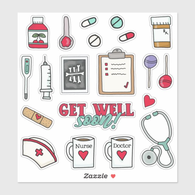 Sticker Kit enfant Médicale (Feuille)