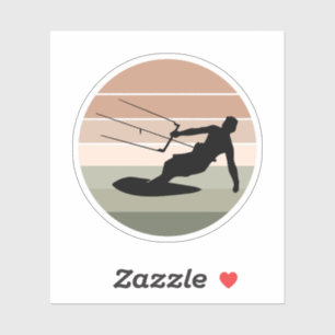 Sticker Kitesurf Kiteboarding Kite équitation Sports éolie