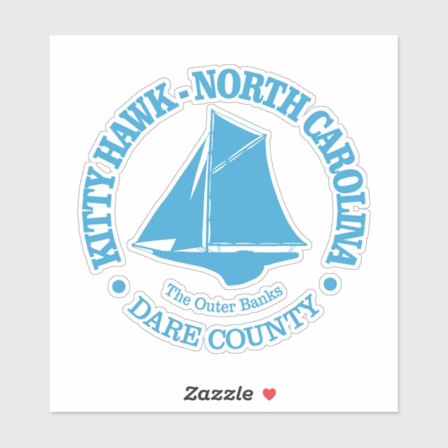 Sticker Kitty Hawk (sloop) (Feuille)