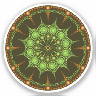 Sticker Kiwi Mandala