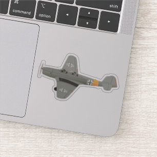 Sticker Klemm Kl 35 Allemand 2ÈME GUERRE MONDIALE Avion