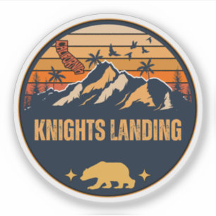 Sticker Knights Landing, Californie