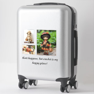 Sticker Knit arrive, mais crochet est mon endroit heureux