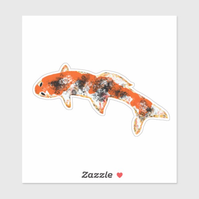 Sticker Koi Fish (Feuille)