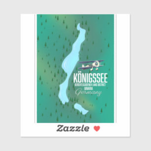 Sticker Königssee Berchtesgadener Allemagne
