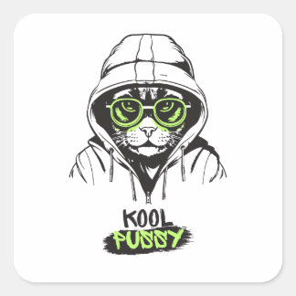 Sticker Kool Cat
