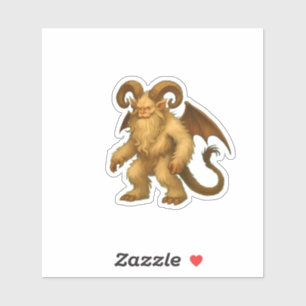 Sticker Krampus vieilli