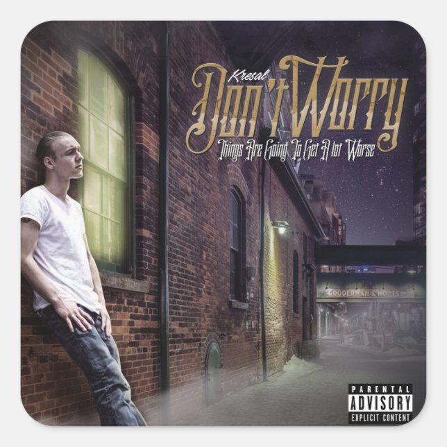 Sticker Kresal Don't Worry (Devant)