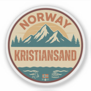 Sticker Kristiansand, Norvège Norvège