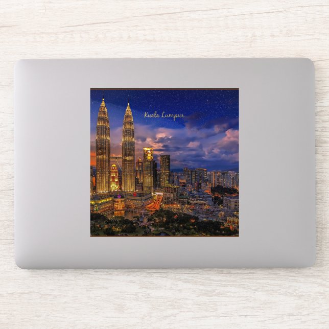 Sticker Kuala Lumpur skyline (Ordinateur)