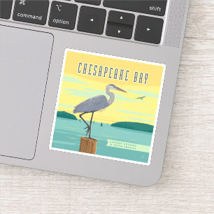 Sticker La Baie De Chesapeake Le Plus Grand Estuaire D'Amé