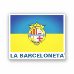 Sticker La Barceloneta (drapeau, quartier à Barcelone)