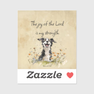 Sticker La Bible Écriture Encouragement La Joie du Seigneu
