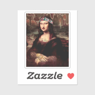 Sticker La Chola Mona Lisa Mexicaine