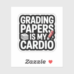 Sticker La correction des copies est mon professeur de car