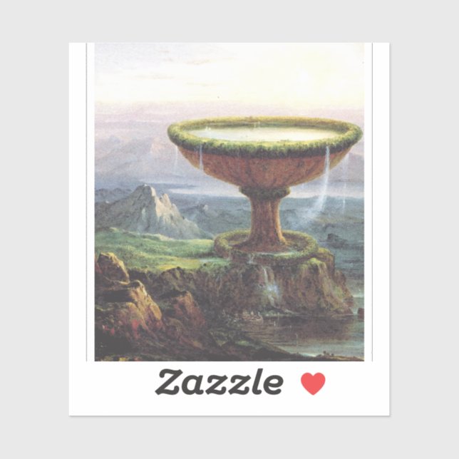 Sticker La coupe du Titan par Thomas Cole (Feuille)