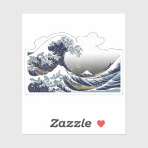 Sticker La Grande Vague, Hokusai, Art
