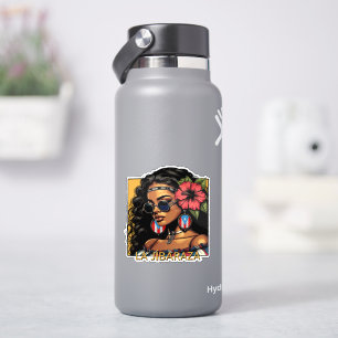 Sticker La Jíbaraza 1 – Art jíbara portoricain • Boricua 