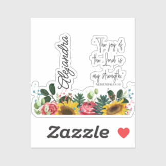 Sticker La joie du Seigneur est ma force. Parfum