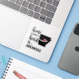 Sticker La maison de l'Arkansas est le coeur