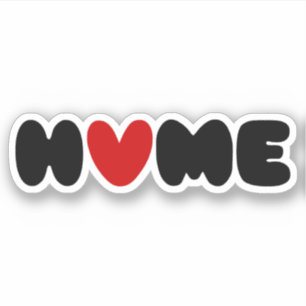 Sticker La Maison Est Là Où Le Coeur Est