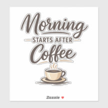 La matinée commence après le café - Café minimal