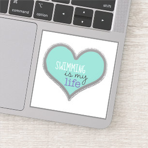 Sticker La natation est ma vie