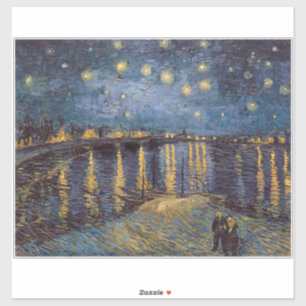 Sticker La Nuit étoilée sur le Rhône de Vincent Van Gogh