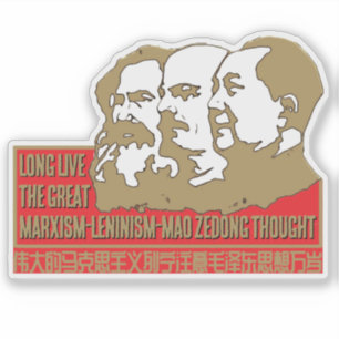 Sticker La pensée marxiste-léniniste-Mao Zedong