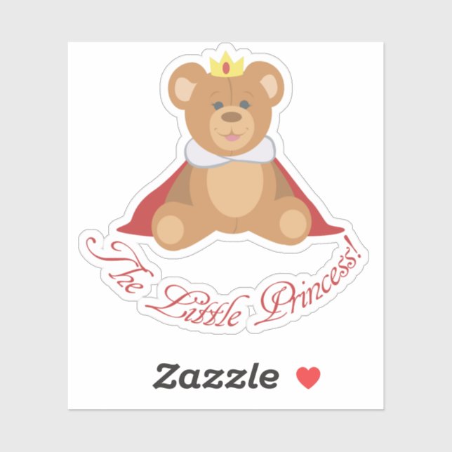 Sticker La petite princesse (Feuille)