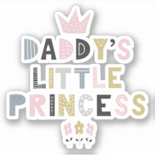 Sticker La petite princesse de papa