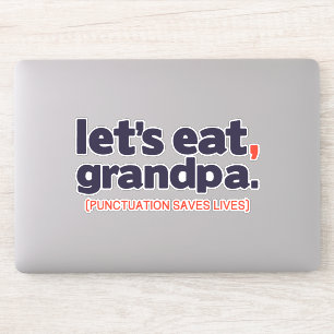 Sticker La ponctuation sauve des vies