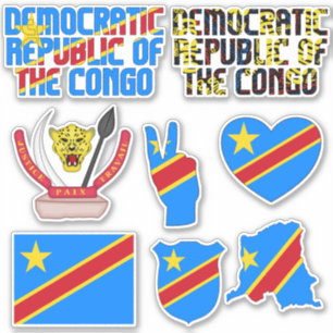 Sticker La République démocratique Extraordinaire du Congo