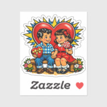 La Saint-Valentin | Rétro Pop Art Vintage