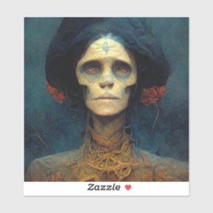 Sticker La Sci-Fi de l'Imaginaire de la Lady Gaunt