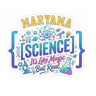 Sticker La science, c'est comme la magie mais réelle Nom