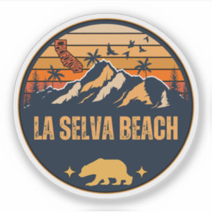 Sticker La Selva Beach, Californie