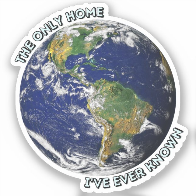 Sticker la seule maison que j'ai jamais connue (Recto)