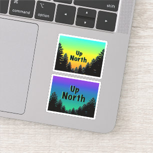 Sticker La silhouette des pins - découvrez les grands espa