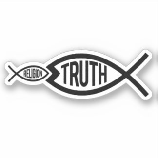 Sticker La vérité est plus grande que la religion
