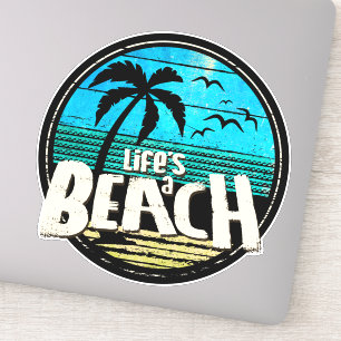 Sticker La vie est une plage