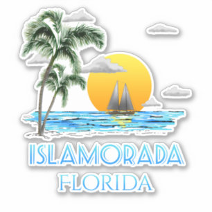 Sticker La voile Islamorada Florida Keys
