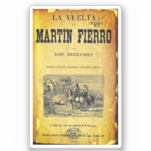 Sticker La Vuelta de Martín Fierro (Couverture, 1879, prem