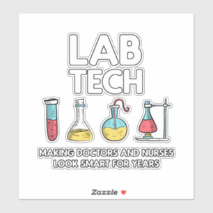 Sticker Laboratoire des technologies de laboratoire
